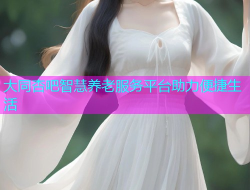 大同杏吧智慧养老服务平台助力便捷生活  第1张